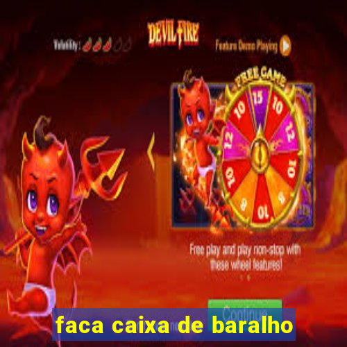 faca caixa de baralho